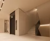 Orkana Apartments in Warsaw, common parts, staircase