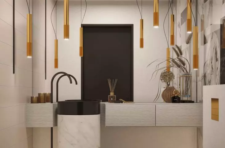 Orkana Apartments in Warsaw, bathroom
