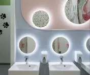 kolorowa łazienka