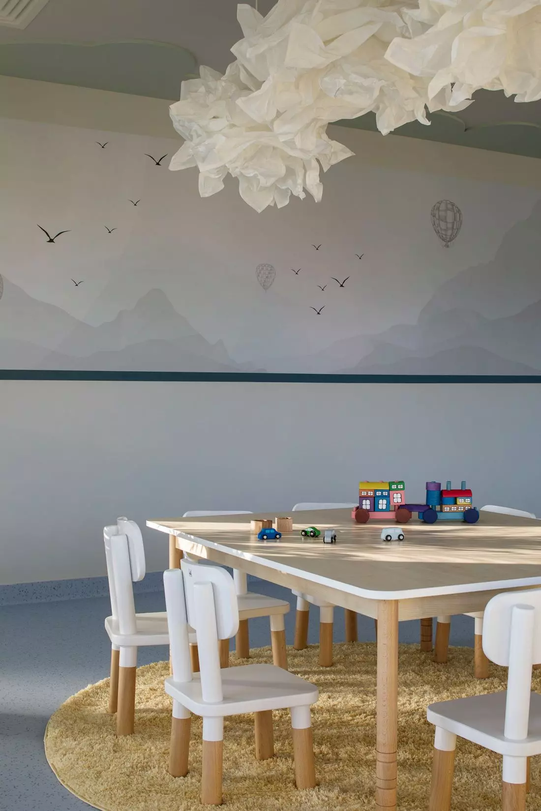 sala inspirowana
niebem