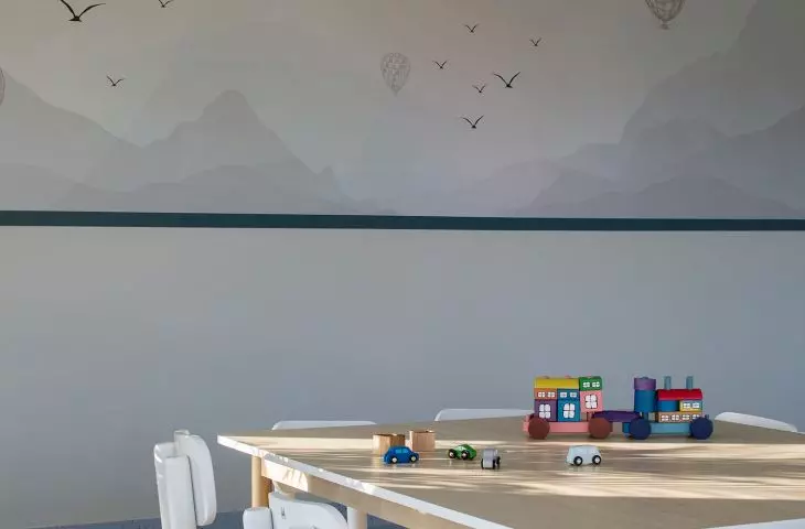 room inspired by the sky