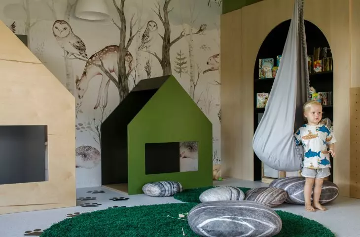 forest-inspired room