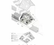 Projekt Into the Garden, aksonometria