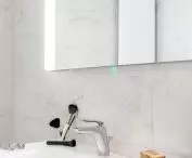 Apartment in a Krakow tenement, bright bathroom