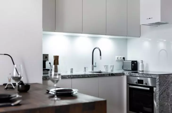 Apartment in a Krakow tenement, kitchen