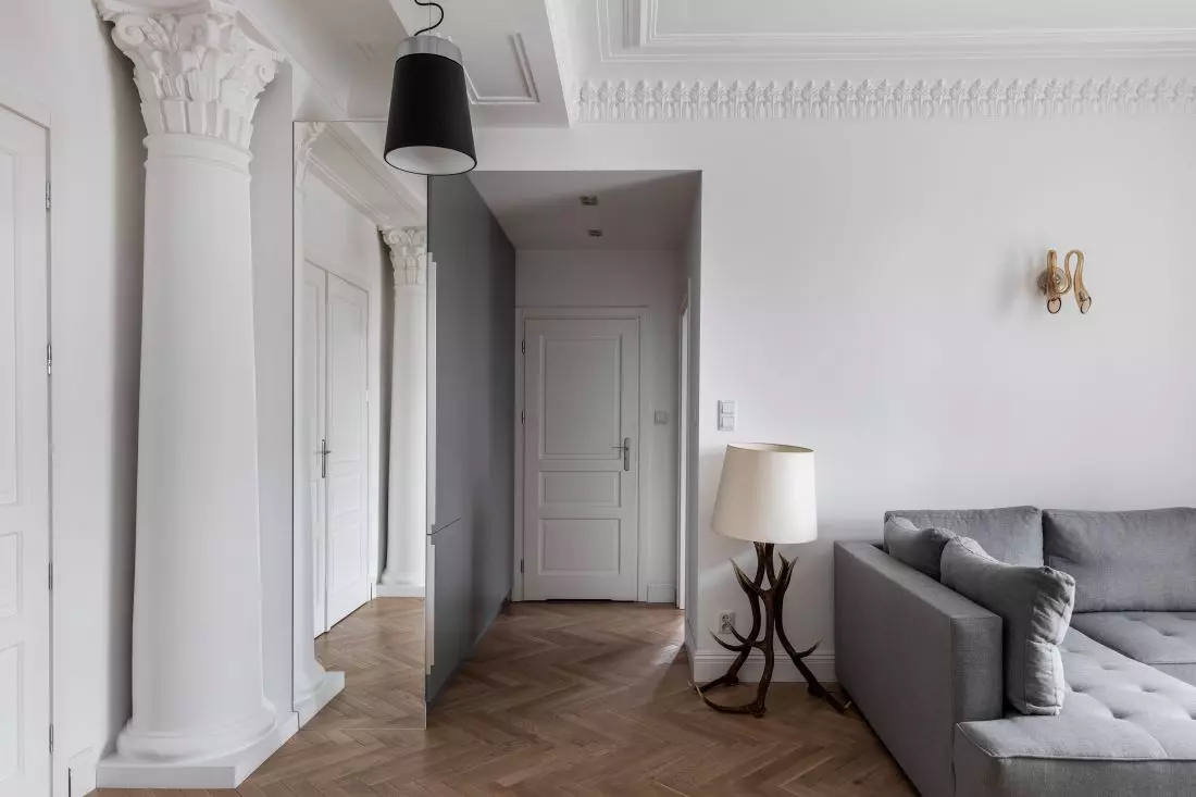  Mieszkanie w krakowskiej
kamienicy, salon