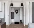 Apartment in a Krakow tenement, characteristic columns