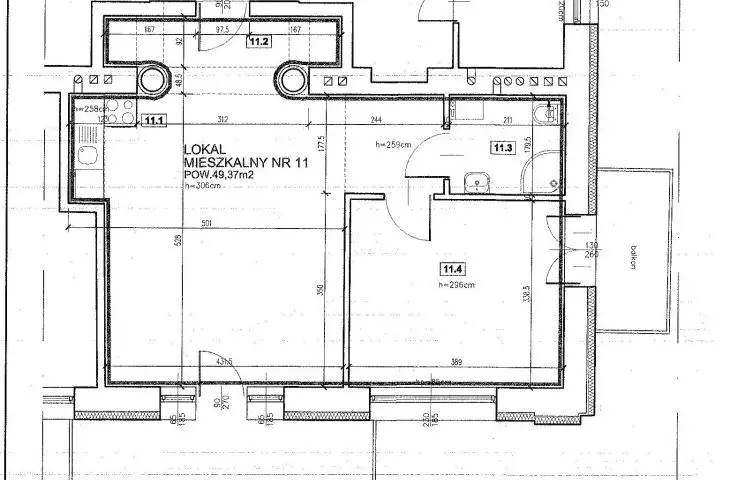 Cracow apartment floor plan