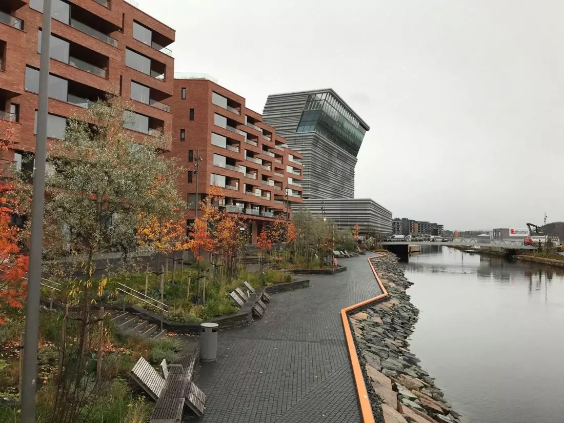projekt przestrzeni
publicznych Bjørvika, Oslo, praca w biurze SLA