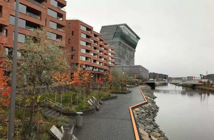 Design of public spaces Bjørvika, Oslo, work at SLA office