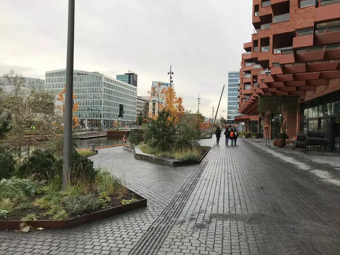 projekt przestrzeni
publicznych Bjørvika, Oslo, praca w biurze SLA