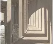 Yoga House, corridor around the atrium