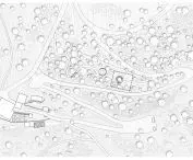 Yoga House. site plan