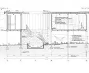 Yoga House, cross-section