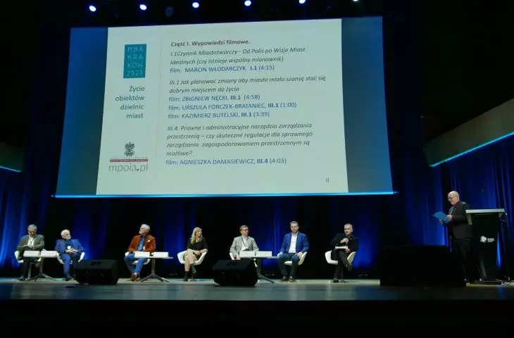 Life of objects, districts, cities; panel co-organized by the Małopolska Regional Chamber of Architects of Poland