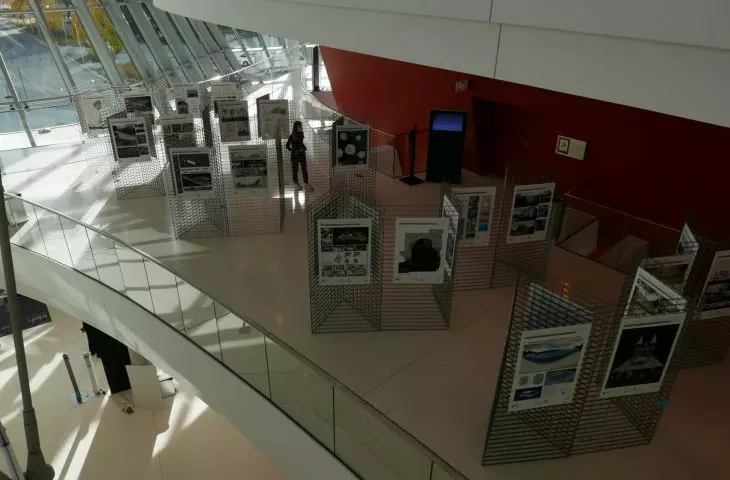 w przestrzeniach ICE prezentowana jest także Wystawa Architekci Małopolski 2021