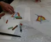 uczestnicy warsztatów przy pracy