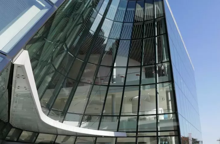 The biennale was held in the ICE building
