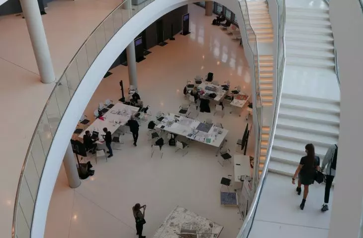 Interior view of ICE