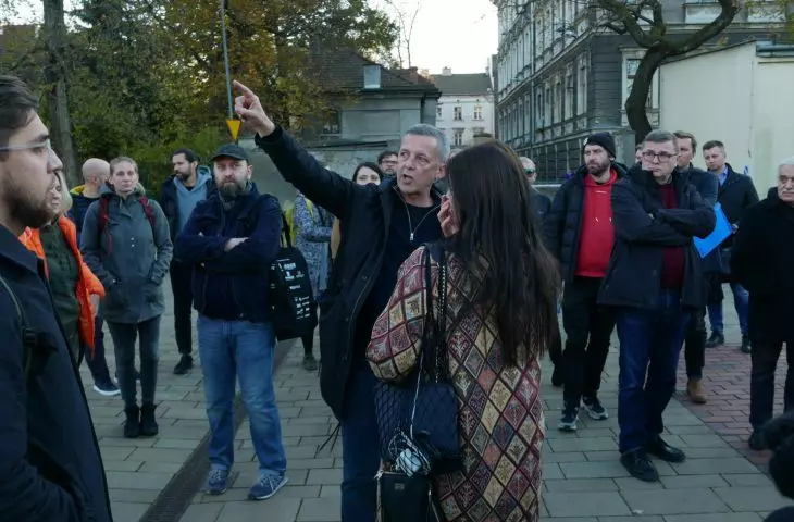 The walking tour of Wesola took place on Monday, October 25