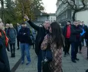 The walking tour of Wesola took place on Monday, October 25