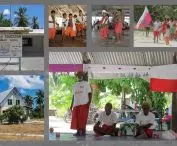 Poland village on the island of Kiritimati