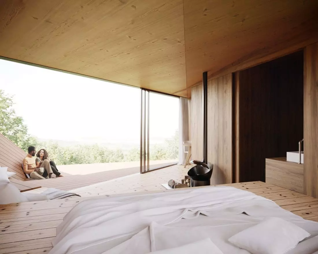  Projekt cocoon,
wnętrze
