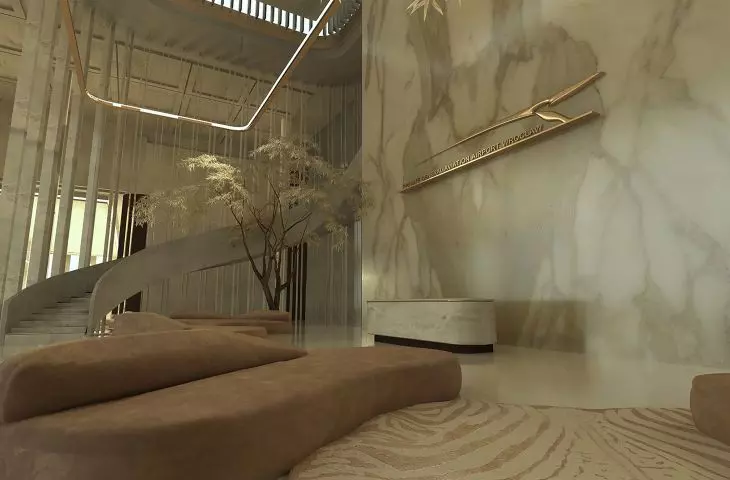 Projekt rewitalizacji starego portu lotniczego, lobby