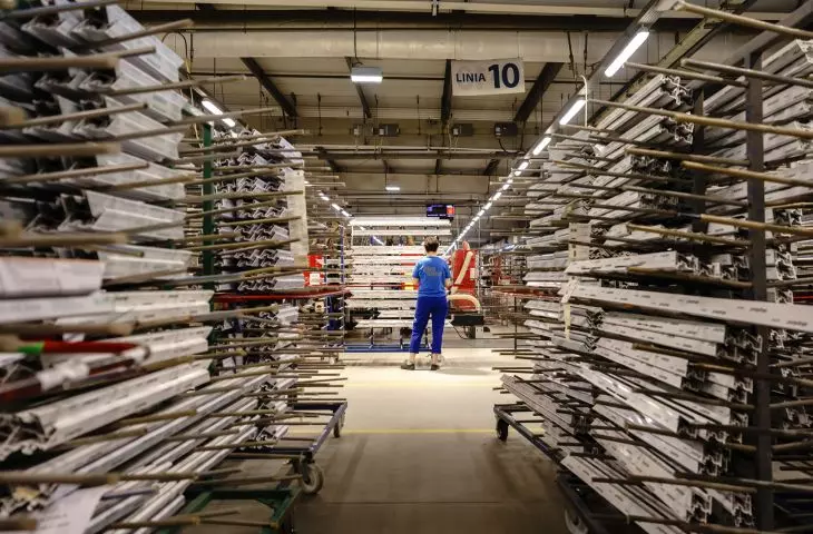 Eko-Okna dysponują powierzchnią produkcyjną rzędu prawie 200 tys. m2