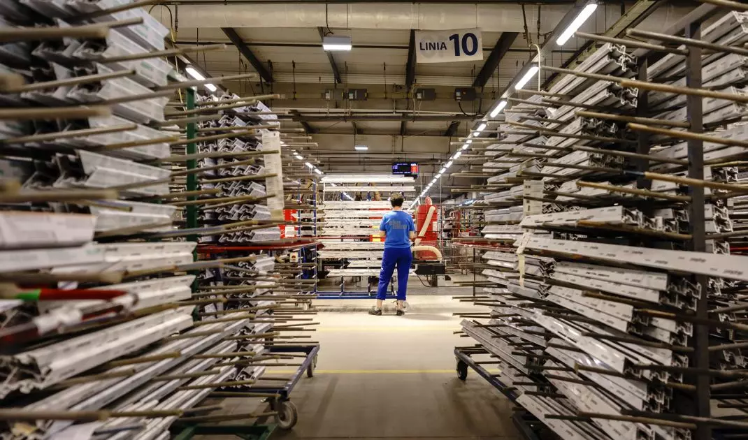 Eko-Okna dysponują powierzchnią produkcyjną rzędu prawie 200 tys. m2
