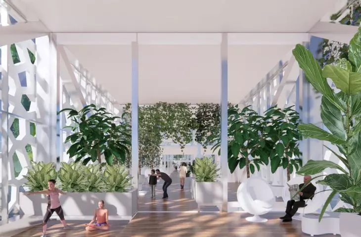 visualization of the second floor