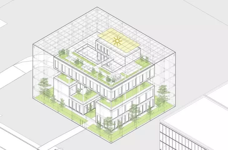 Green hospice, diagram
