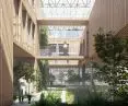 Green hospice, interior
