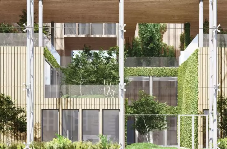 Green hospice, plants are found in virtually every space