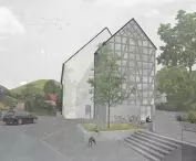 projekt rozbudowy i modernizacji dawnego gościńca na siedzibę Urzędu Miasta i inne usługi dla mieszkańców, Bily Potok