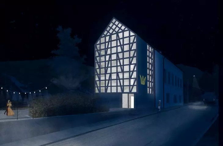 A project to expand and modernize the former guesthouse into the headquarters of the City Hall and other services for residents, Bily Potok