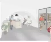 projekt rozbudowy i modernizacji dawnego gościńca na siedzibę Urzędu Miasta i inne usługi dla mieszkańców, Bily Potok