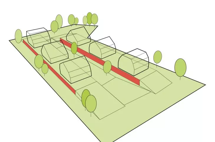 scheme of formation of the settlement