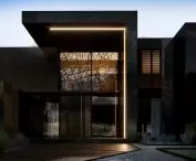 RE: NERO HOUSE, view from the entrance.