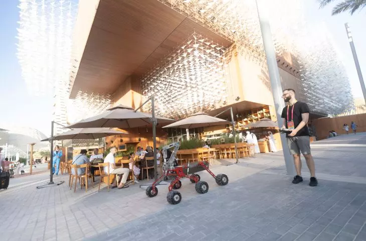 Mars rover in Dubai