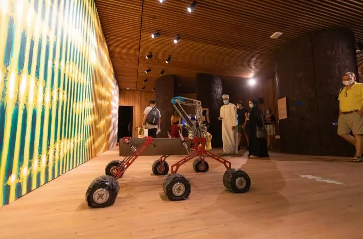 Bialystok University of Technology also presented a Mars rover