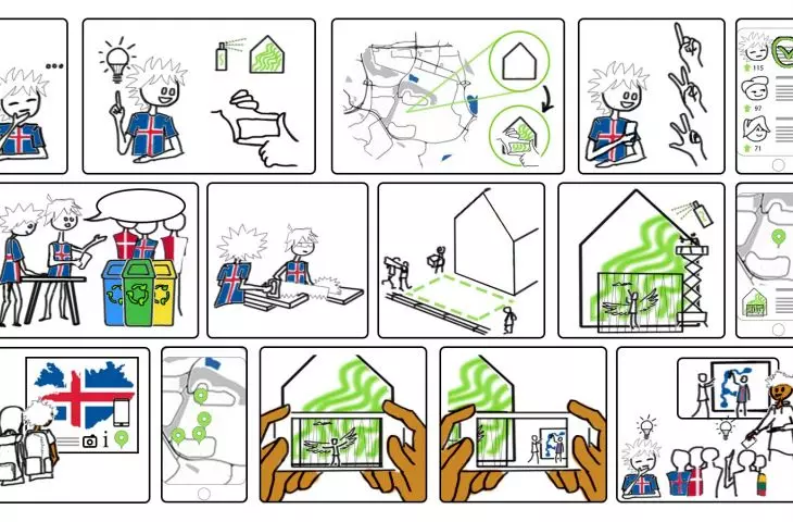 Gren Lab's winning project, comic book
