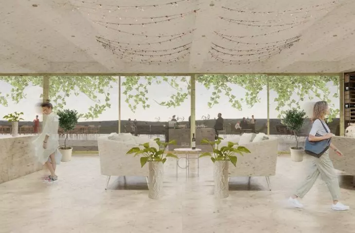 Hotel w Monte d’Oiro w Portugalii, lobby