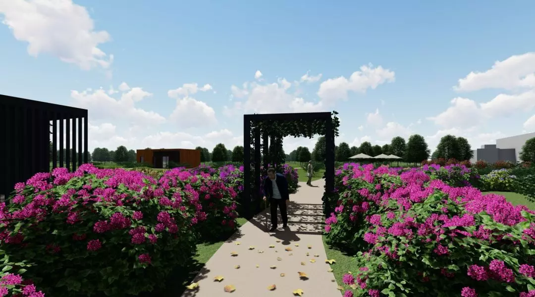 Wyróżnienie za projekt ogrodu leśnego
