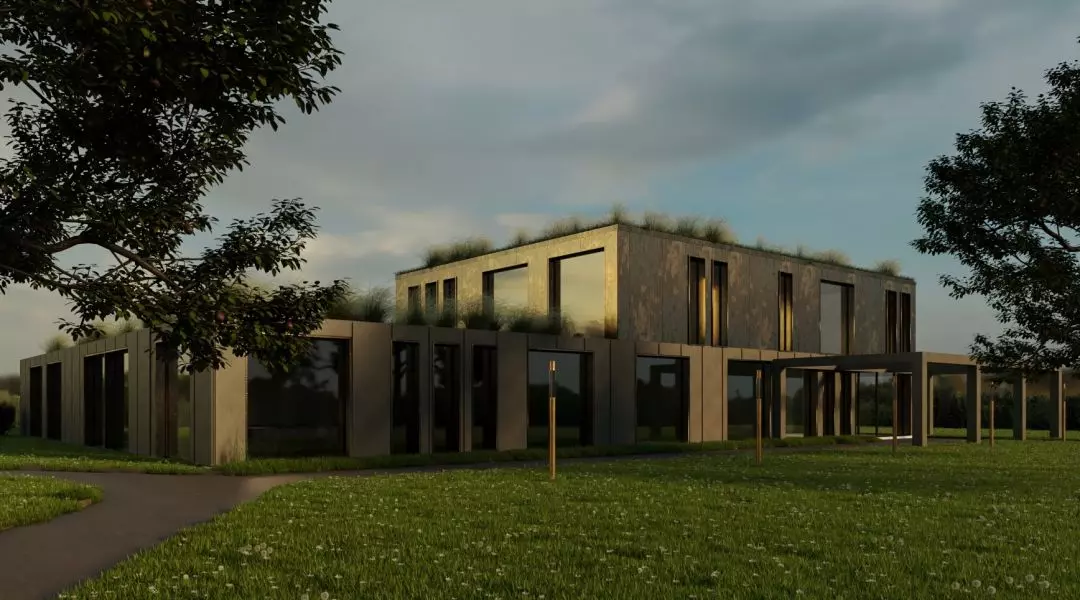 Wyróżnienie za projekt ogrodu zimowego