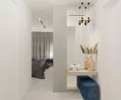 stonowane kolory w sypialni