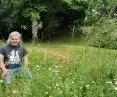 Lukasz Luczaj in a meadow in Sanok