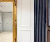 Salon mody męskiej Dąbrowski & Góral, złoty akcent