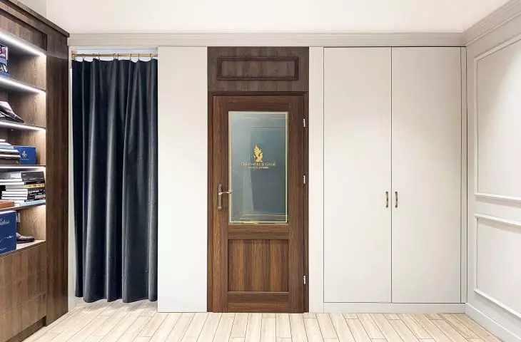 Salon mody męskiej Dąbrowski & Góral, wnętrze