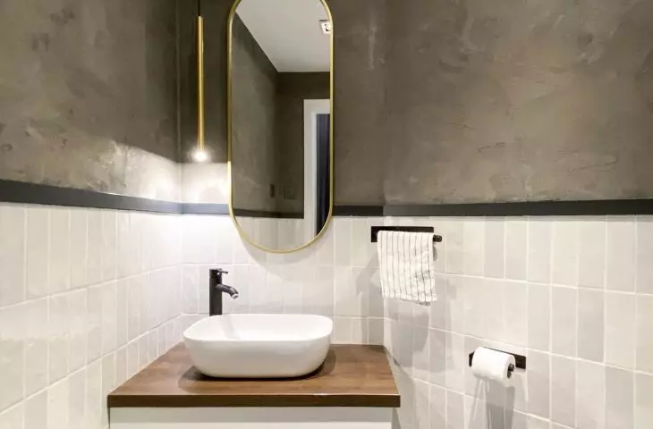 Salon mody męskiej Dąbrowski & Góral, łazienka